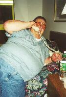 stormy on the phone to Bridg's Mom